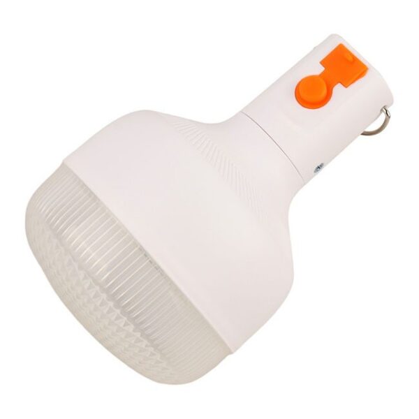 اطلاعات عمومی مدل DP-7812 برند DP رنگ بدنه سفید رنگ نور سفید آویز دارد کلید روشن و خاموش دارد نوع باتری – ورودی شارژ 5 ولت 1 آمپر نشانگر وضعیت شارژ دارد اطلاعات روشنایی تعداد حالت روشنایی 5 حالت مدت زمان نور زیاد 3.5 ساعت مدت زمان نور متوسط 4.5 ساعت مدت زمان نور کم 12 ساعت چشمک زن سریع و آرام دارد مشخصات فني مدل لامپ SMD LED توان لامپ 18 وات جنس بدنه PP + ABS ( نشکن ) نوع استفاده خانه ، مسافرت ، طبیعت گردی ، کمپینگ و دیگر فعالیت ها در فضای باز